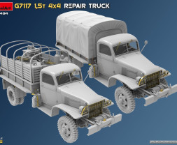 1:35 Chevrolet G7117 1,5t 4x4 Repair Truck