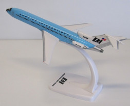 1:200 Boeing B727-227 Braniff International ″Blue - Jellybean″ Colors (Snap-Fit)