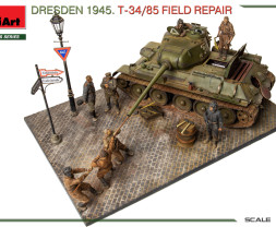 1:35 Dresden 1945: T-34/85 Field Repair (Big Set)