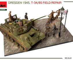 1:35 Dresden 1945: T-34/85 Field Repair (Big Set)