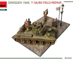 1:35 Dresden 1945: T-34/85 Field Repair (Big Set)