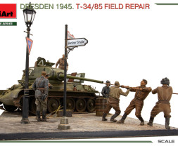 1:35 Dresden 1945: T-34/85 Field Repair (Big Set)