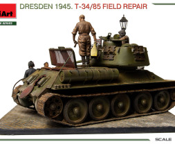 1:35 Dresden 1945: T-34/85 Field Repair (Big Set)