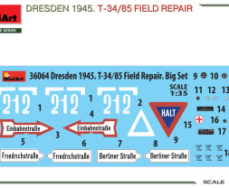 1:35 Dresden 1945: T-34/85 Field Repair (Big Set)