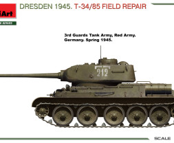1:35 Dresden 1945: T-34/85 Field Repair (Big Set)