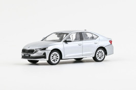 1:43 Škoda Octavia IV (2020) – stříbrná Brilliant metalíza