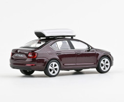 1:43 Škoda Octavia III (2012) – Rosso Brunello metalíza