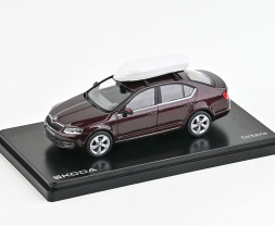 1:43 Škoda Octavia III (2012) – Rosso Brunello metalíza