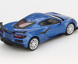 1:64 Chevrolet Corvette Z06 2023 Elkhart Lake Blue Metallic
