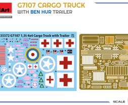 1:35 G7107 Cargo Truck w/ Ben Hur Trailer