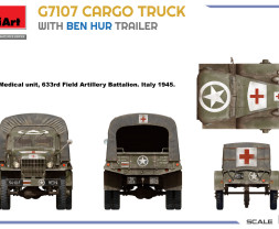 1:35 G7107 Cargo Truck w/ Ben Hur Trailer