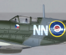 1:72 Supermarine Spitfire IXe RAF No.310 (czech) Sqn. Manston 1945