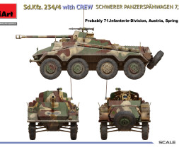 1:35 Sd.Kfz.234/4 Schwerer Panzerspähwagen 7.5cm w/ Crew
