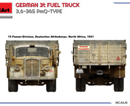 1:35 German 3t Fuel Truck 3,6-36S PmQ-Type