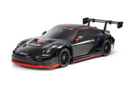 1:10 Porsche 911 GT3 R (992) Black Painted Body TT-02 Chassis (stavebnice)