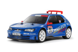 1:10 Peugeot 306 Maxi Blue Painted Body BT-01 Chassis (stavebnice)