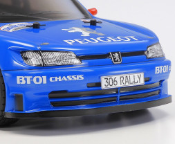1:10 Peugeot 306 Maxi Blue Painted Body BT-01 Chassis (stavebnice)