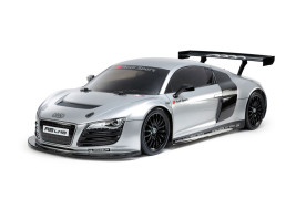 1:10 Audi R8 LMS 2008 Silver Painted Body TT-02 Chassis (stavebnice)