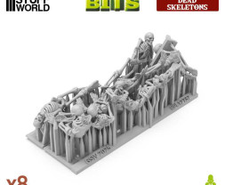 3D Printed Set Dead Skeletons – 3D tištění lidští kostlivci (8 ks)