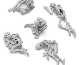 3D Printed Set Dead Skeletons – 3D tištění lidští kostlivci (5 ks)