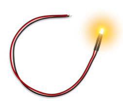 LED dioda blikající oranžová 3mm (10 ks)