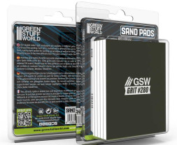 Pevná brusná destička 100x80 mm, zrnitost 280 (5 ks)