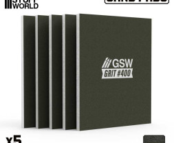 Pevná brusná destička 100x80 mm, zrnitost 400 (5 ks)