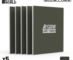 Pevná brusná destička 100x80 mm, zrnitost 800 (5 ks)