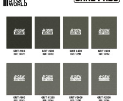 Pevná brusná destička 100x80 mm, zrnitost 800 (5 ks)