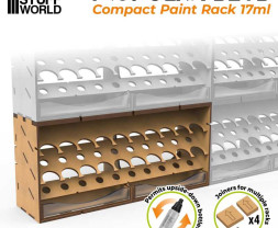 Modular Paint Rack – modulární organizér Compact na 17ml lahvičky GSW (vertikální)