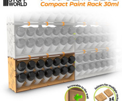 Modular Paint Rack – modulární organizér Compact na 30ml lahvičky GSW (vertikální)