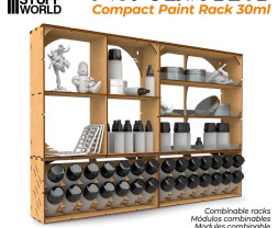 Modular Paint Rack – modulární organizér Compact na 30ml lahvičky GSW (vertikální)