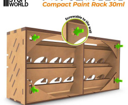 Modular Paint Rack – modulární organizér Compact na 30ml lahvičky GSW (vertikální)