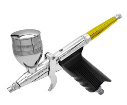Stříkací airbrush pistole GSW s ergonomickou rukojetí a tryskou 0,5 mm