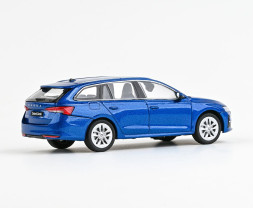 1:43 Škoda Octavia IV FL Combi (2024) - Modrá Race Metalíza
