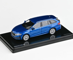 1:43 Škoda Octavia IV FL Combi (2024) - Modrá Race Metalíza