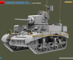 1:35 Stuart Mk.I Late Production w/ Interior Kit