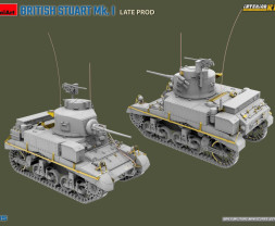 1:35 Stuart Mk.I Late Production w/ Interior Kit