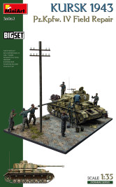 1:35 KURSK 1943. Pz.Kpfw. IV Field Repair. BIG SET