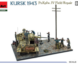 1:35 KURSK 1943. Pz.Kpfw. IV Field Repair. BIG SET