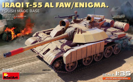 1:35 Iraqi T-55 AL FAW/Enigma. Polish Made Base