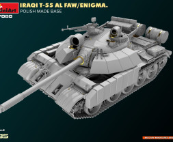 1:35 Iraqi T-55 AL FAW/Enigma. Polish Made Base