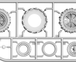 1/35 Land Utility Tractor Std. N 'Orange' Mod.1939