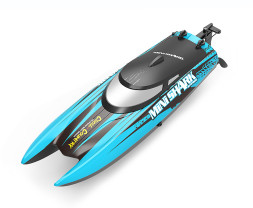RC rychlostní katamarán Mini Shark 2.4GHz RTR (Blue)