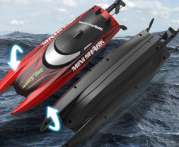 RC rychlostní katamarán Mini Shark 2.4GHz RTR (Blue)