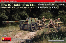 1:35 German 7.5cm PaK 40 Late w/Elite Artillerie Regiment Crew (Special Edition)