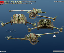1:35 German 7.5cm PaK 40 Late w/ Elite Artillerie Regiment Crew (Special Edition)