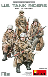 1:35 U.S. Tank Riders, Winter 1944–45