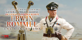 1:12 Erwin Rommel WWII German General Field Marshal