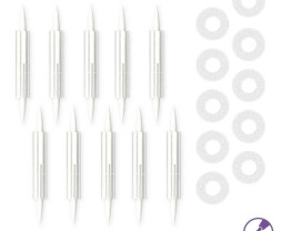 Hroty pro plnitelné fixy Green Stuff World, velikost #1 (10 ks)